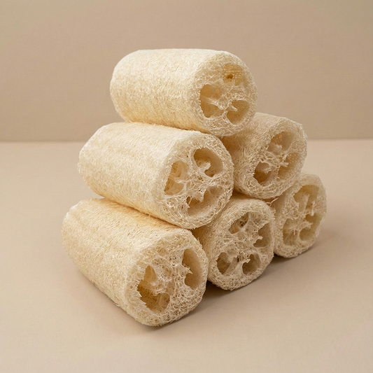Organic Loofah Exfoliating Scrubber (4 Pack)